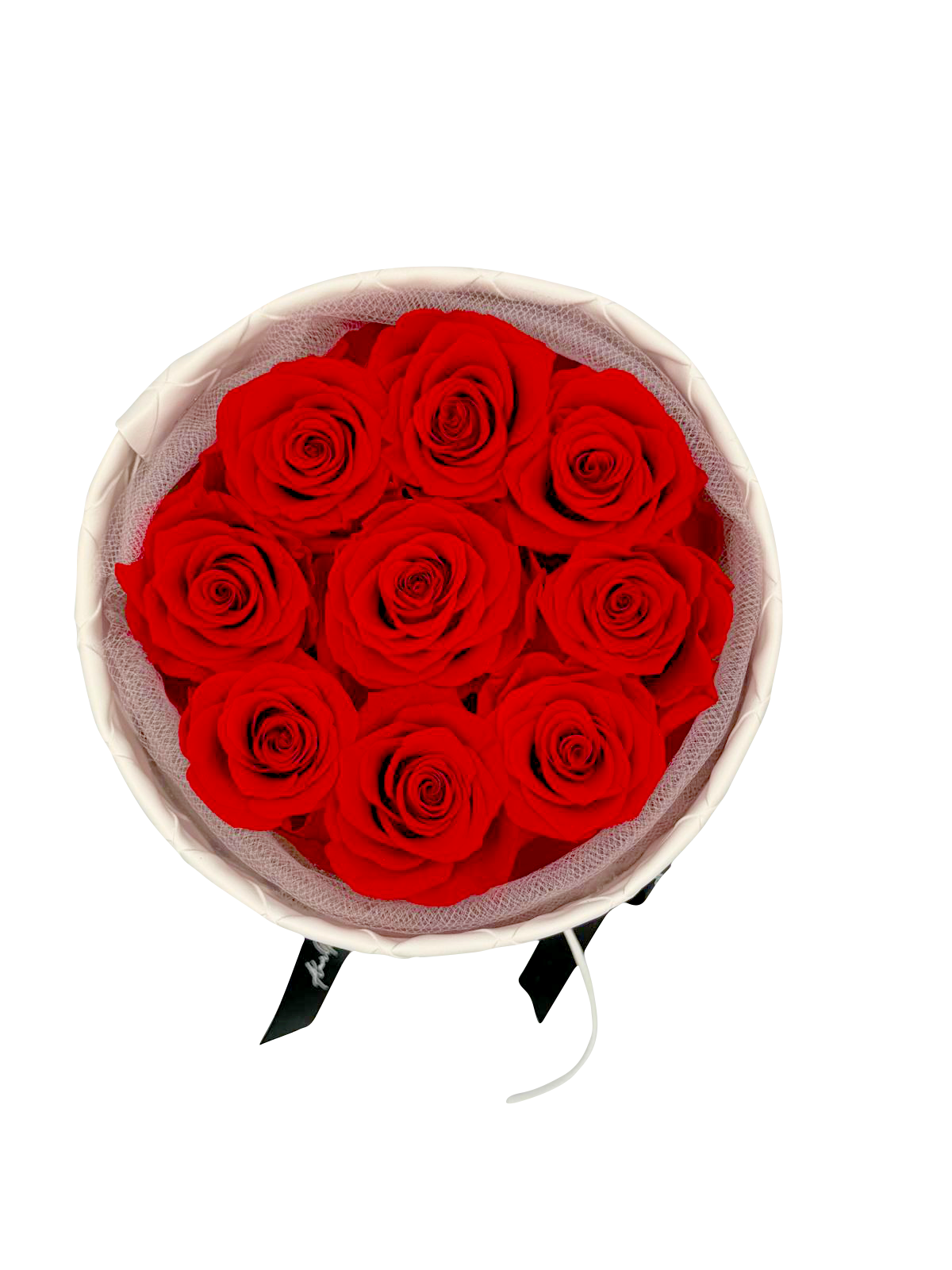 Leather Bouqet White