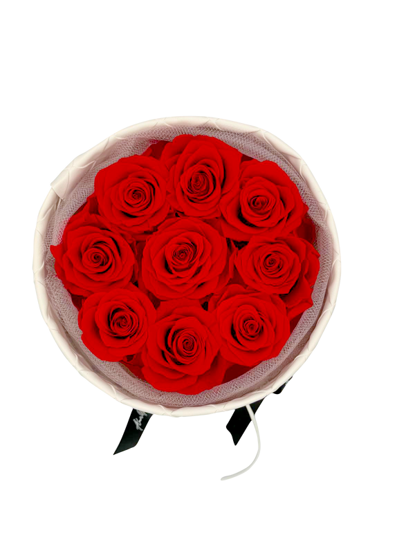 Leather Bouqet White