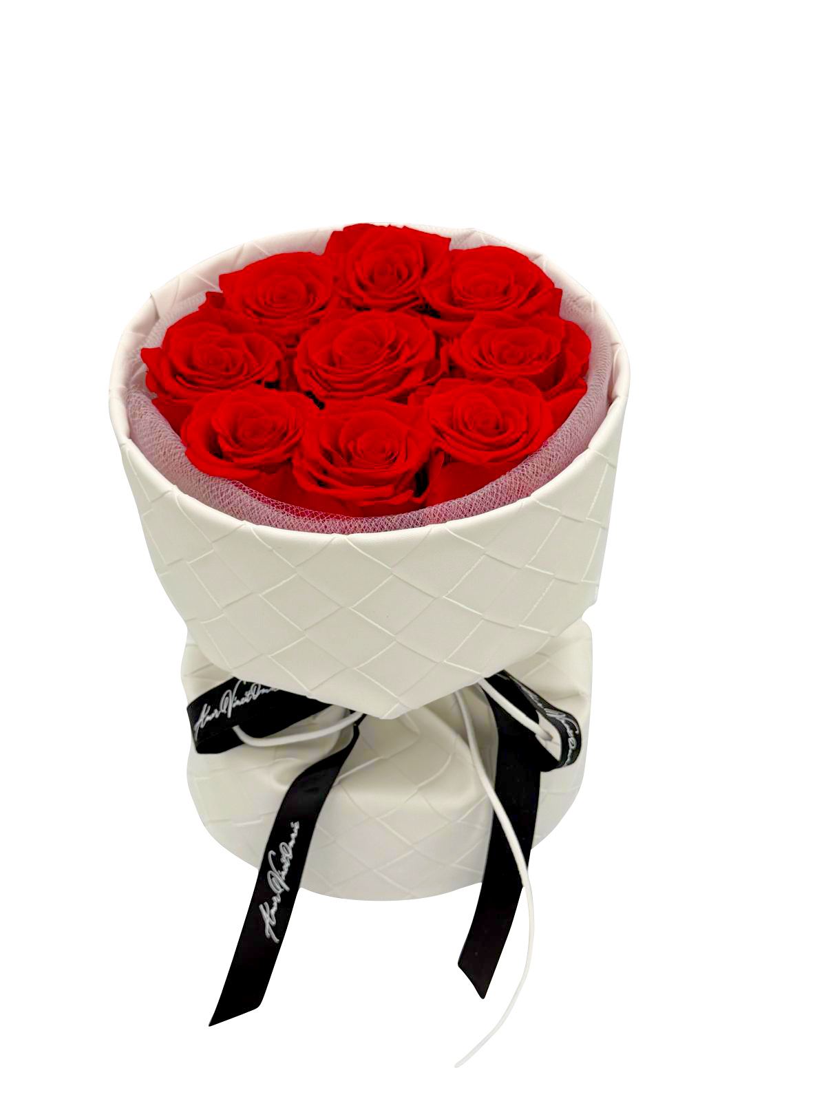 Leather Bouqet White