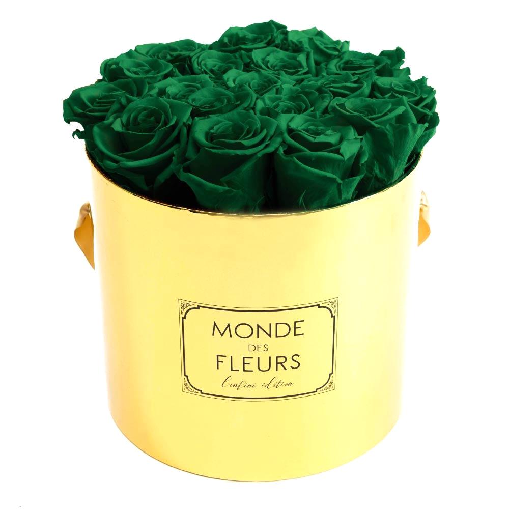 Flowerbox Rosenbox Grün - MONDE DES FLEURS