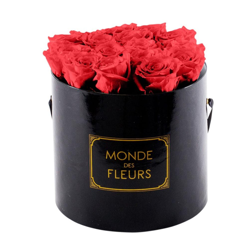 Flowerbox Rosenbox Rot - MONDE DES FLEURS