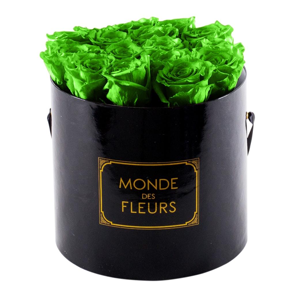 Flowerbox Rosenbox Hell Grün - MONDE DES FLEURS