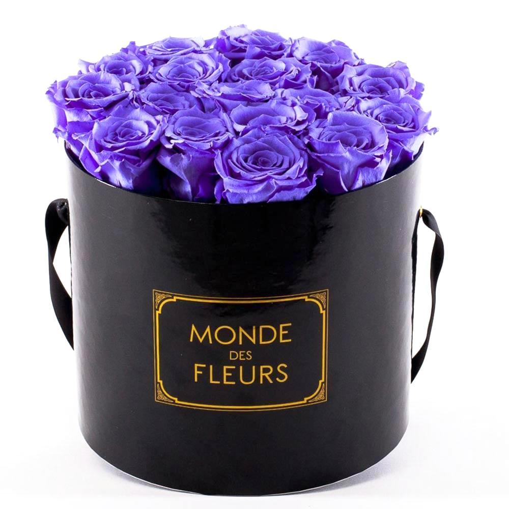 Flowerbox Rosenbox Lila - MONDE DES FLEURS
